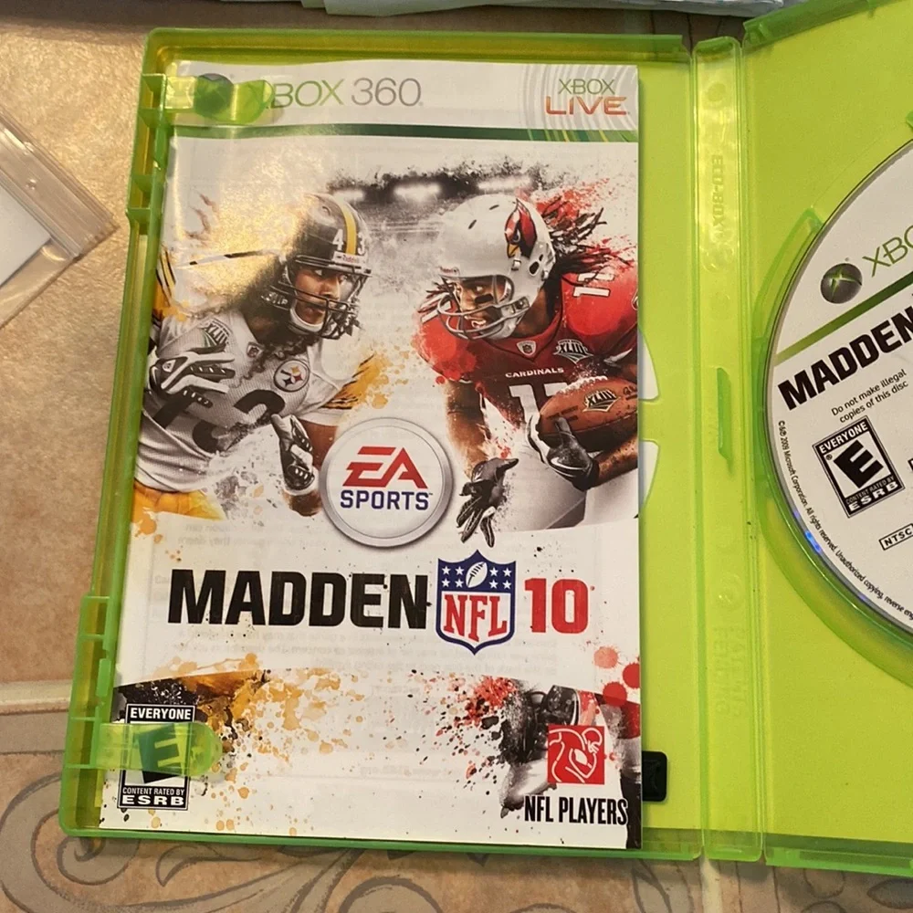 XBOX 360 Madden NFL 10 game